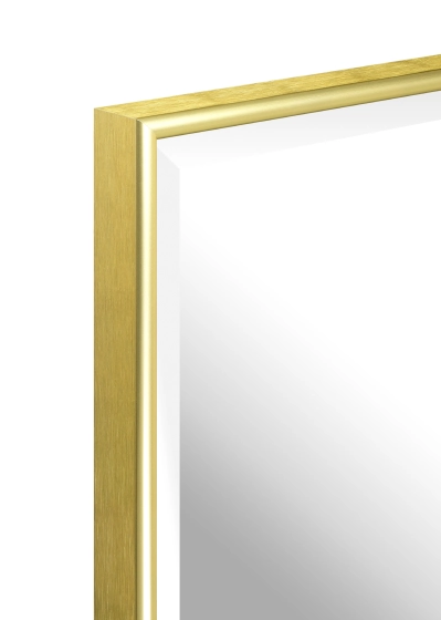 Lissabon Pearl Gold Alu-Rahmen-Spiegel