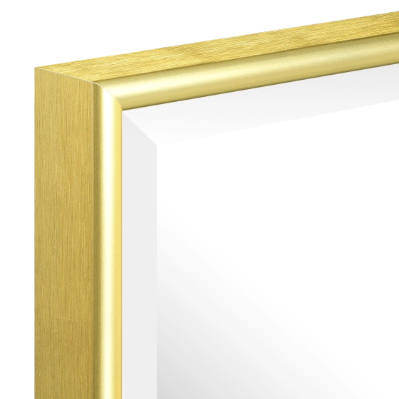 Lissabon Pearl Gold Alu-Rahmen-Spiegel
