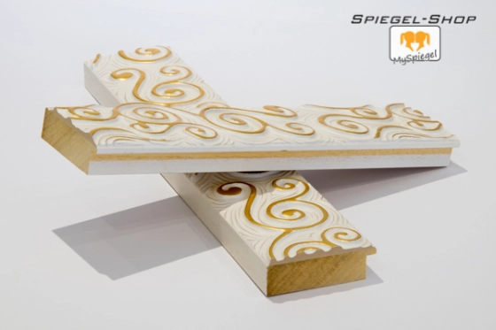 Arte Weiß & Gold Musterleiste