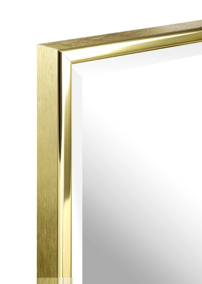Singapur Gold Alu-Rahmen-Spiegel