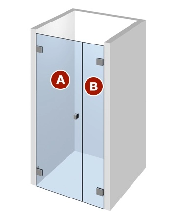 Nischen-Dusche Typ 02