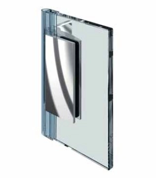 Glas - Wand Scharnier 90 Grad nach innen öffnend