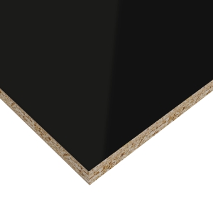 Musterplatte Schwarz hochglanz II