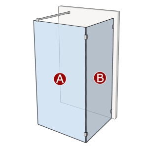 Walk in-Dusche Typ 02