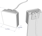 Patrat Chrom III LED Badspiegel - Leuchtspiegel