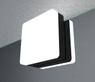 Patrat Schwarz II LED Badspiegel - Leuchtspiegel