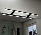 Sava Schwarz LED Badspiegel - Leuchtspiegel