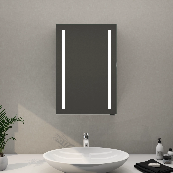 Spiegelschrank Mystic LED Outline II Eintürig mit Farbauswahl