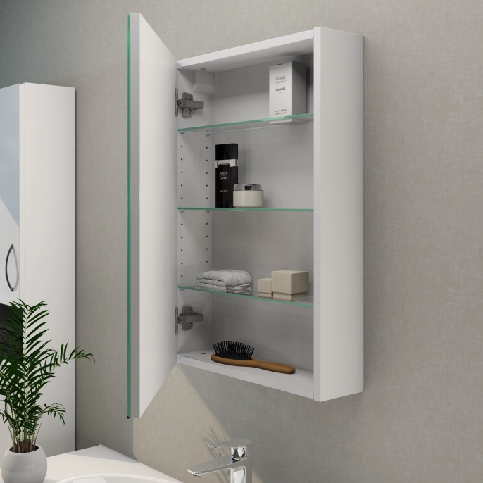 Spiegelschrank Mystic LED Outline II Eintürig mit Farbauswahl