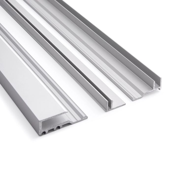 Spiegel-Montage-Profile Set ALUMINIUM