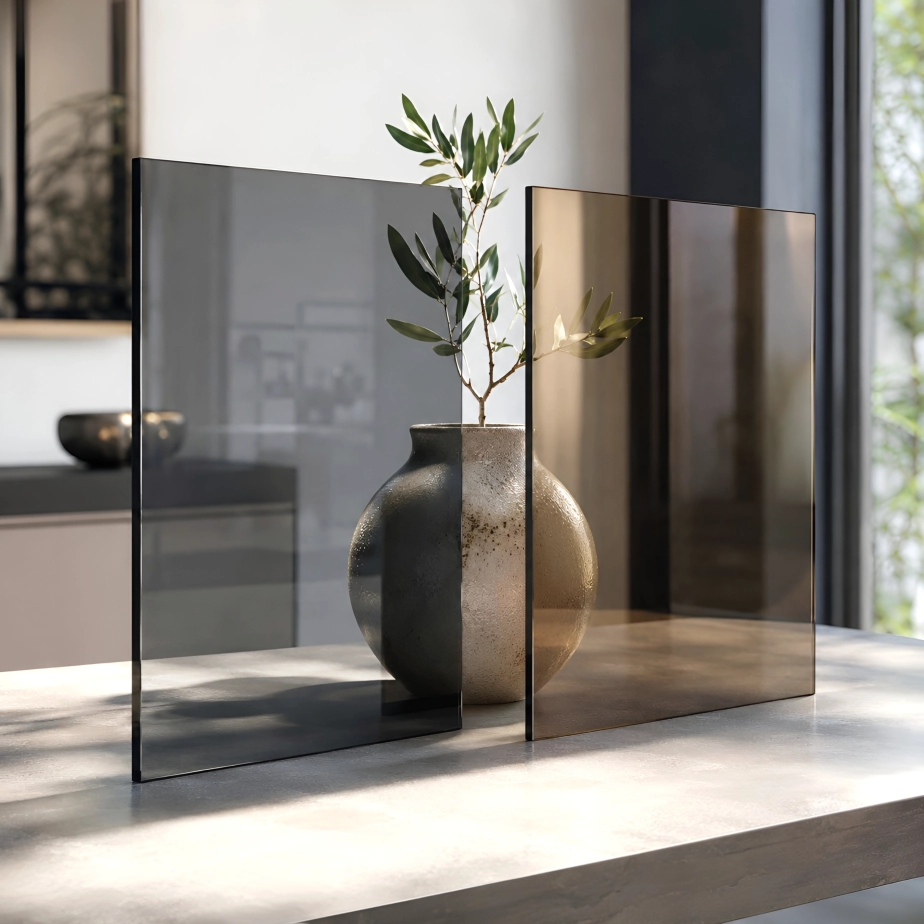 Getöntes Glas