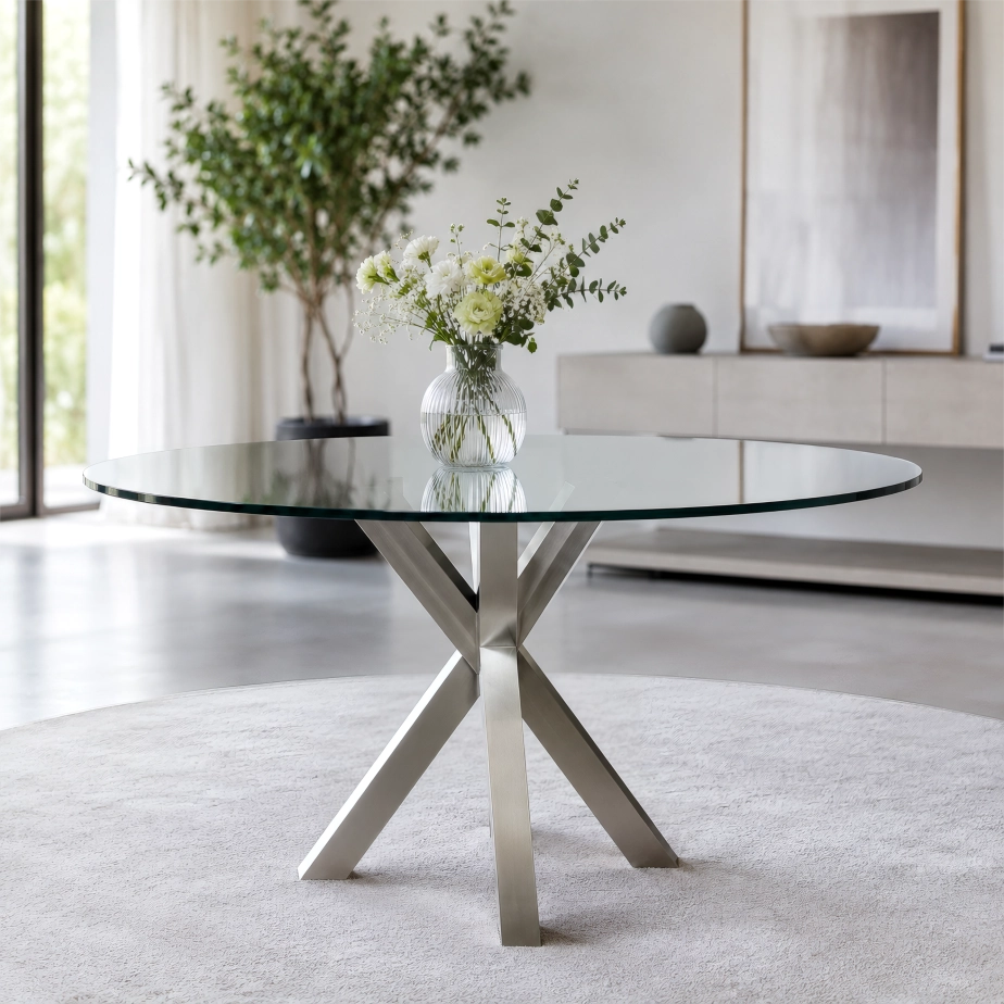 Glas rund & oval