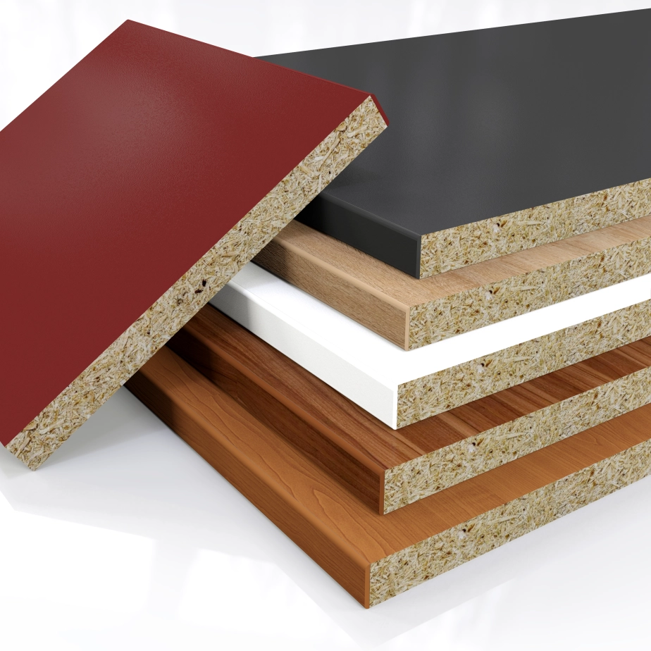 Beschichtete Spanplatten