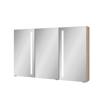Spiegelschrank Mystic LED Inline II Dreitürig mit Farbauswahl